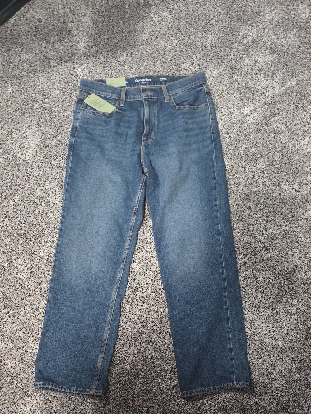 Goodfellow & Co Men's Blue Straight-Leg Jeans